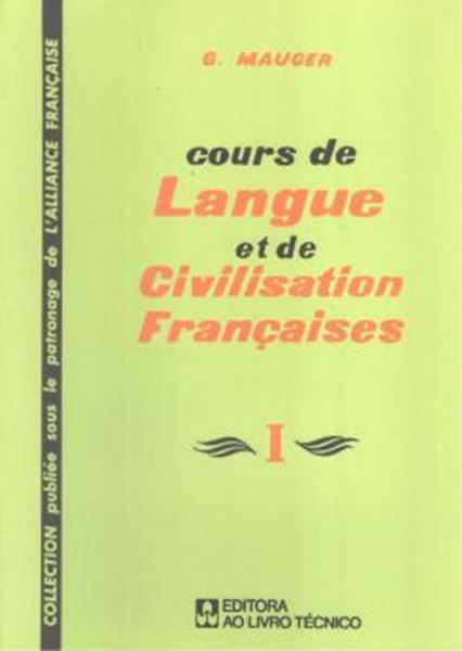 Picture of COURS DE LANGUE ET DE CIVILISATION FRANCAISES 1