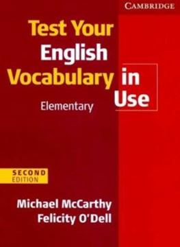 Imagem de TEST ENGLISH VOCABULARY USE ELEMENTARY WITH ANSWER - 2ND ED