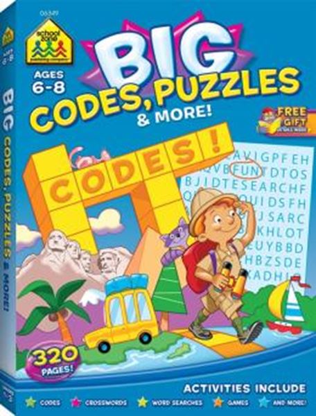 Picture of BIG CODES, PUZZLES & MORE - ACTIVITY BOOK