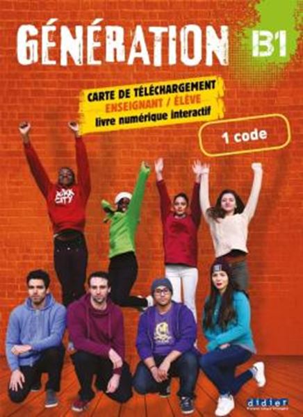 Picture of GENERATION 3 (B1) - LIVRE + CAHIER NUMERIQUES INTERACTIFS - CARTE ENSEIGNANT / ELEVE - 1 CODE