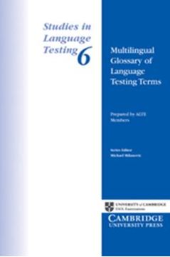Imagem de STUDIES IN LANGUAGES TESTING 6