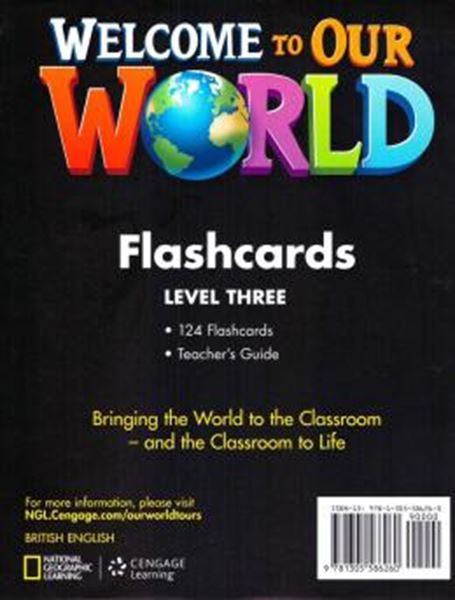 Picture of WELCOME TO OUR WORLD 3 FLASHCARDS SET (PICTURE CARDS SET) - BRITISH - 1ST ED