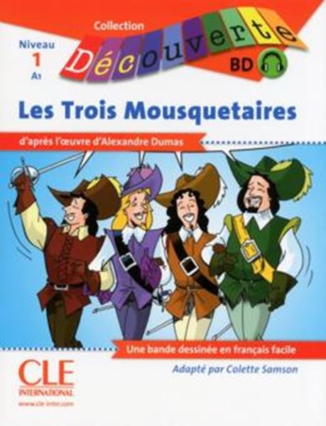 Picture of LIVRET DE BANDE DESSINEE LES TROIS MOUSQUETAIRES NIVEAU 1