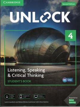 Imagem de UNLOCK 4 - LISTENING, SPEAKING & CRITICAL THINKING STUDENT’S BOOK, MOB APP AND ONLINE WORKBOOK W/ DOWNLOADABLE AUDIO AND VIDEO - 2ND ED