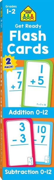Picture of GET READY FLASH CARDS ADDITION & SUBTRACTION 2-PACK GRADES 1-2