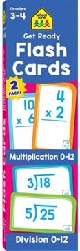 Imagem de GET READY FLASH CARDS MULTIPLICATION & DIVISION 2-PACK GRADES 3-4