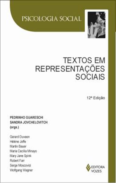 Picture of TEXTOS EM REPRESENTACOES SOCIAIS - 14ªED