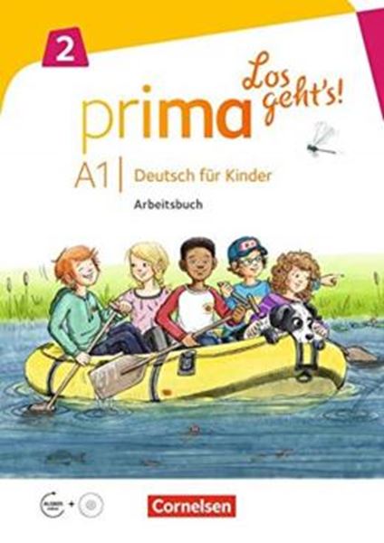 Picture of PRIMA - LOS GEHT´S! A1.2 - DEUTSCH FUR KINDER - ARBEITSBUCH MIT AUDIO-CD UND STICKERBOGEN