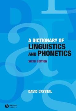 Imagem de DICTIONARY OF LINGUISTICS AND PHONETICS - 6TH ED
