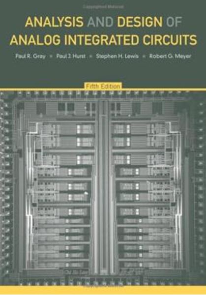Picture of ANALYSIS AND DESIGN OF ANALOG INTEGRATED CIRCUITS - 5TH ED