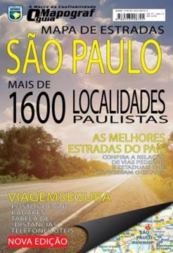 Imagem de MAPA DE ESTRADAS SAO PAULO - GUIA MAPOGRAF