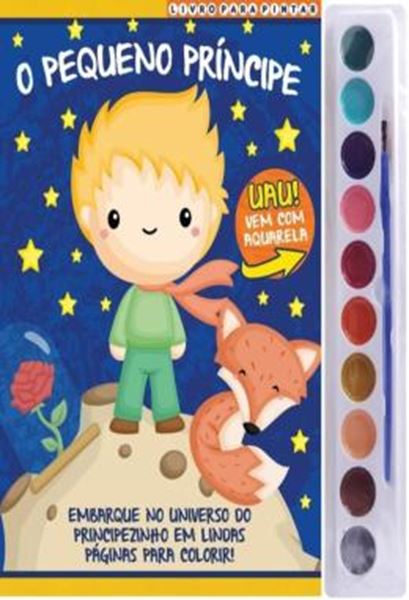 Picture of O PEQUENO PRINCIPE - LIVRO PARA PINTAR COM AQUARELA