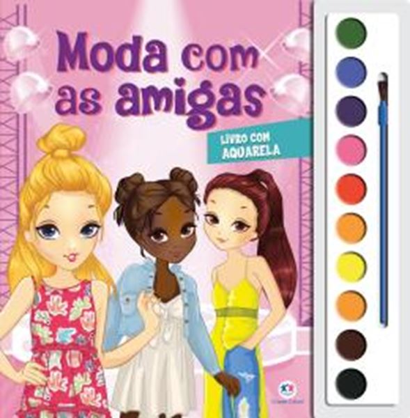 Picture of COLECAO LIVRO COM AQUARELA - MODA COM AS AMIGAS