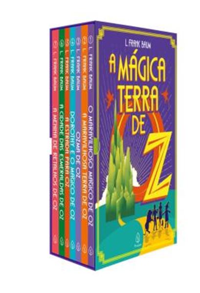 Picture of BOX - A MAGICA TERRA DE OZ - VOL. I - COM SETE LIVROS E MARCADORES DE PAGINAS IMANTADOS