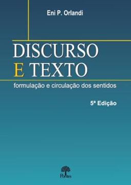 Imagem de DISCURSO E TEXTO - 5 EDICAO