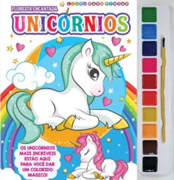 Picture of FLORESTA ENCANTADA UNICORNIOS VOL. 6 - LIVRO PARA PINTAR COM AQUARELA - 6ª ED