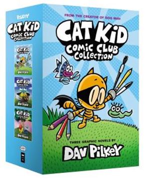 Imagem de BOX - THE CAT KID COMIC CLUB COLLECTION - FROM THE CRETOR OF DOG MAN ( CAT KID COMIC CLUB31-3 BOXED SET )
