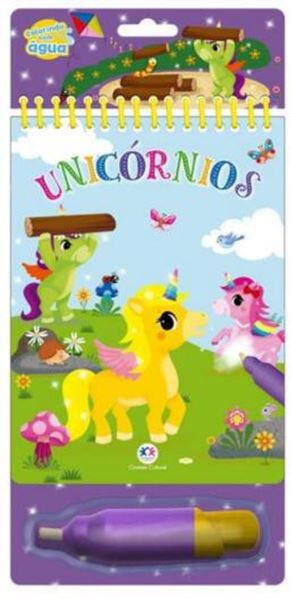 Picture of COLORINDO COM AGUA - UNICORNIOS