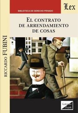 Imagem de EL CONTRATO DE ARRENDAMIENTO DE COSAS