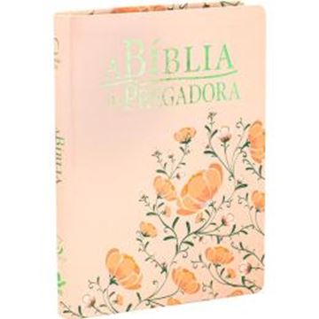 Imagem de A BIBLIA DO PREGADORA - CAPA COURO SINTETICO IMPRESSO, FLORES
