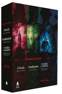 Imagem de BOX MESTRES DO TERROR - FRANKENSTEIN, DRÁCULA E O MEDICO E O MONSTRO