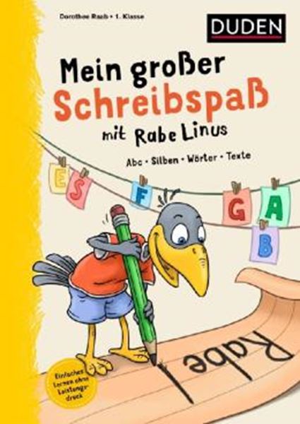 Picture of MEIN GROßER SCHREIBSPAß MIT RABE LINUS - 1. KLASSE · ABC, SILBEN, WORTER, TEXTE