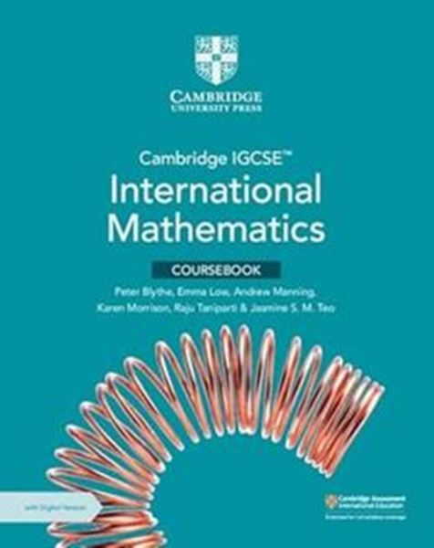 Picture of CAMBRIDGE IGCSE - INTERNATIONAL MATHEMATICS COURSEBOOK WITH DIGITAL VERSION (2 YEARS ACCESS)