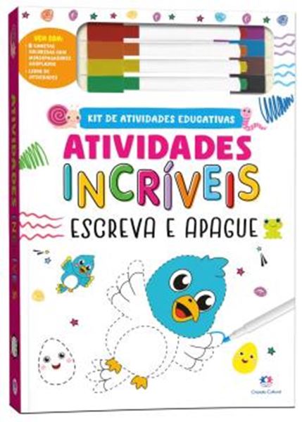 Picture of COLECAO KIT DE ATIVIDADES EDUCATIVAS - ATIVIDADES INCRIVEIS - ESCREVA E APAGUE