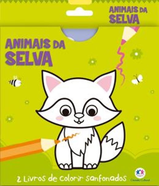 Picture of ANIMAIS DA SELVA - 2 LIVROS DE COLORIR SANFONADOS