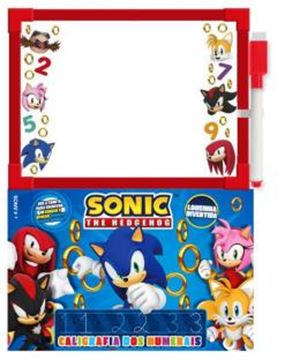 Imagem de SONIC LOUSINHA DIVERTIDA - CALIGRAFIA DOS NUMERAIS