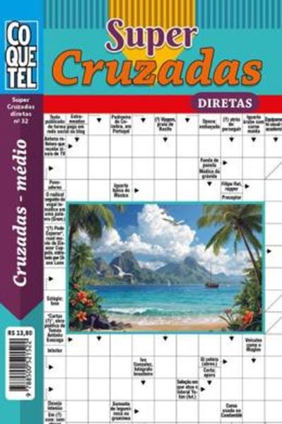 Picture of LIVRO COQUETEL SUPER PALAVRAS CRUZADAS DIRETAS Nº32 S/P