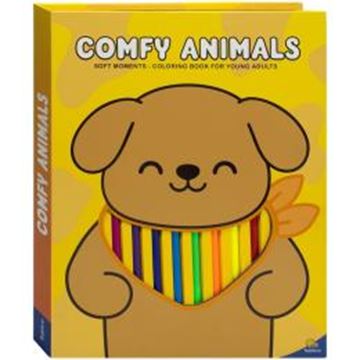 Imagem de SOFT MOMENTS - COLORING BOOK FOR YOUNG ADULTS: COMFY ANIMALS