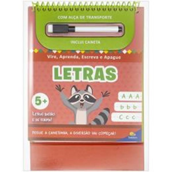 Picture of VIRE, APRENDA, ESCREVA E APAGUE - LETRAS