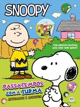 Imagem de SNOOPY - PASSATEMPOS COM A TURMA - LIVRO COM ADESIVOS PRA COLAR ONDE QUISER!